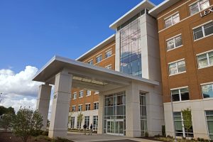 The entrance to Lexington Medical Center.