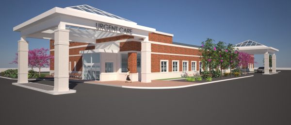Lexington Medical Center urgent care building at Saluda Pointe