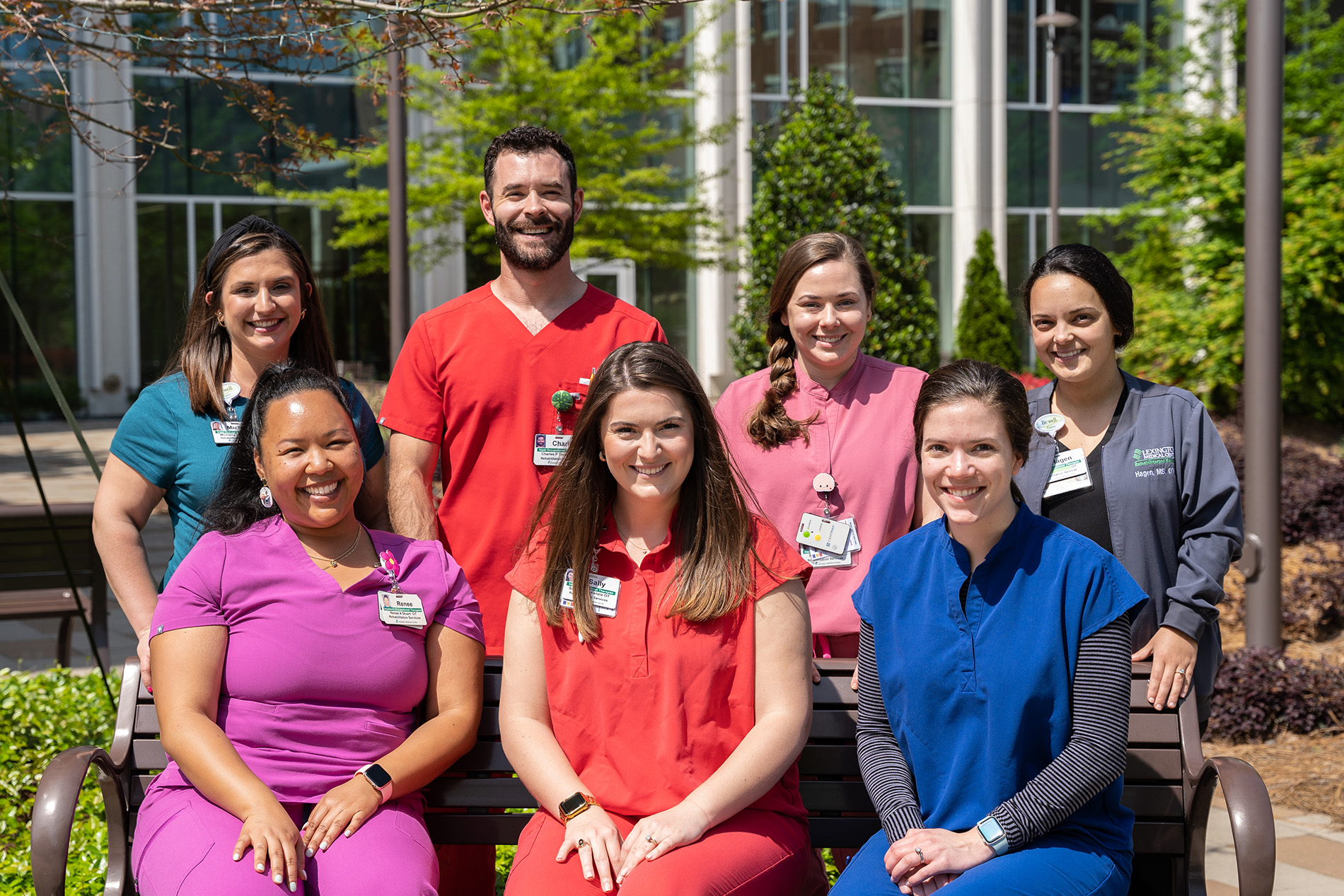 Group photo of inpatient occupational therapists