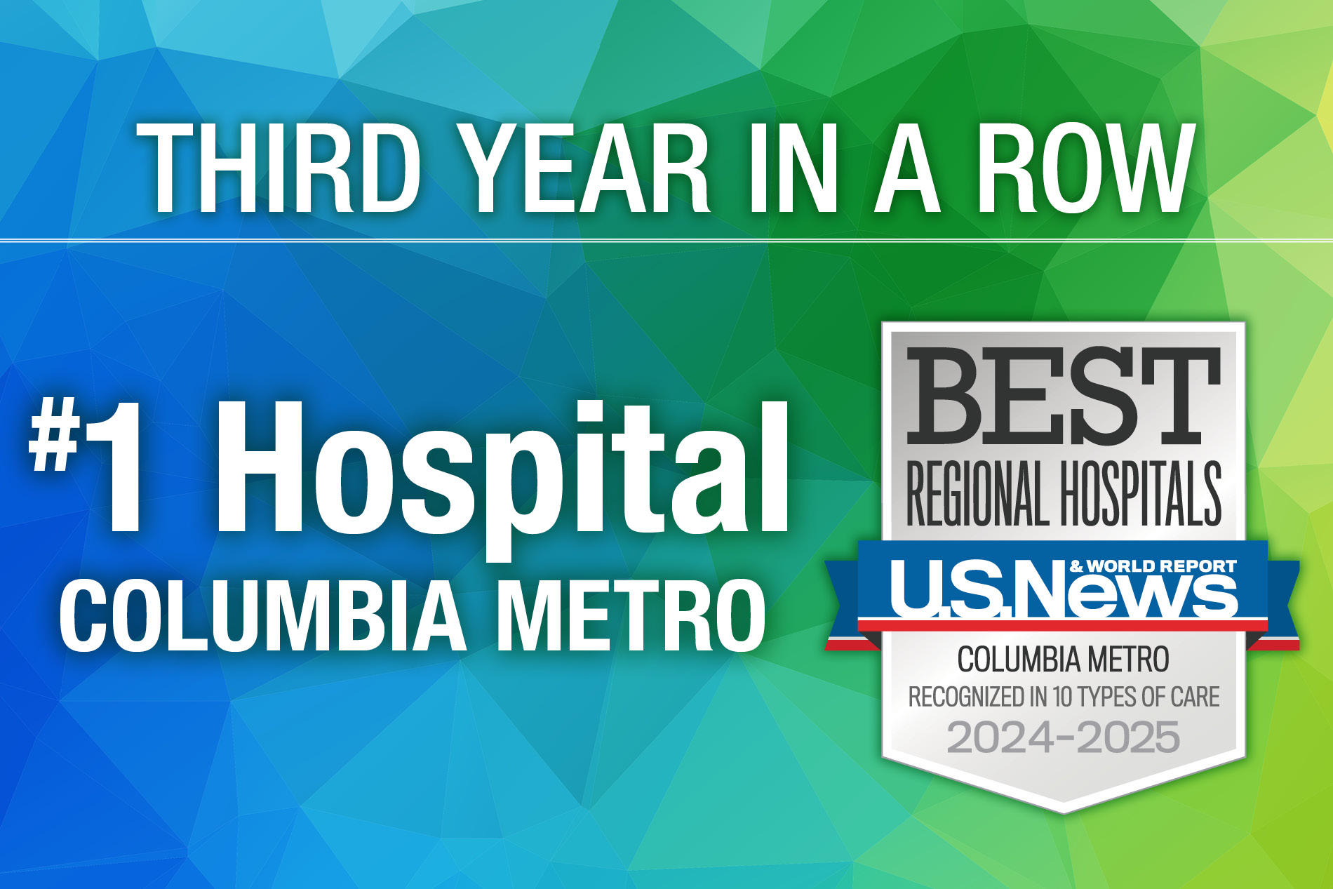 U.S. News & World Report Best Hospital badge