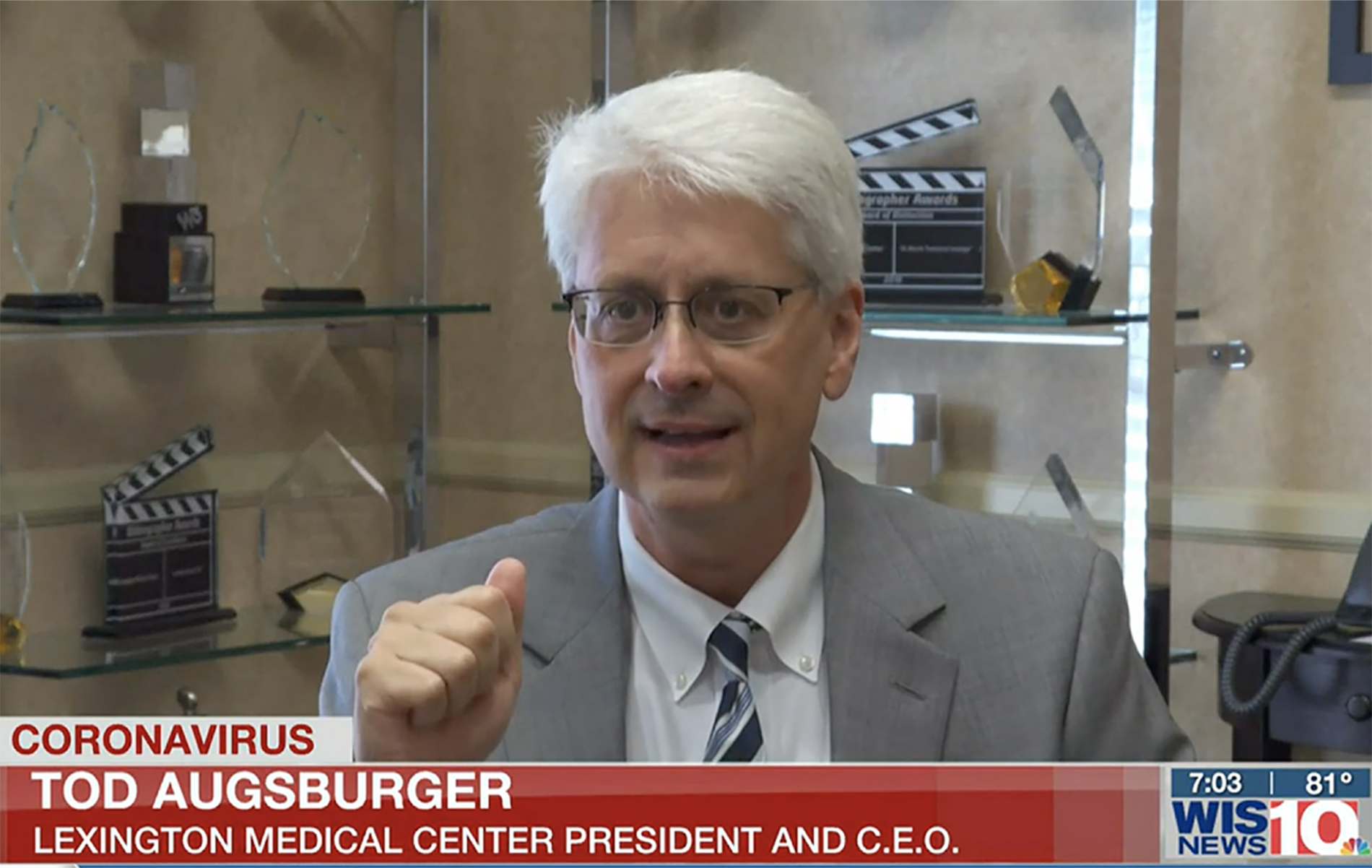 Tod Augsberger Interviewed by WIS