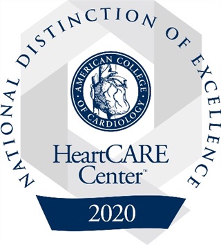 HeartCARE Center Award Seal