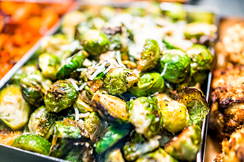 Roasted Brussels sprouts