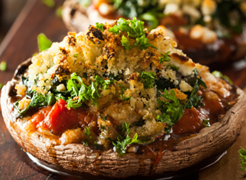 Stuffed Portabella Mushroom