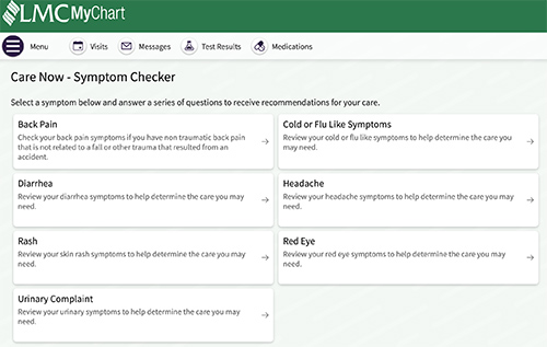 Online Symptom Checker Helps You Find The Right Care | Lexington ...